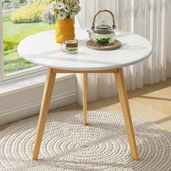 Small round table negotiation balcony leisure coffee table reception table and chair combination modern simple commercial coffee milk tea shop table