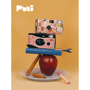 
[Same as White Deer] puui original retro disposable film point-and-shoot camera color developed film gift