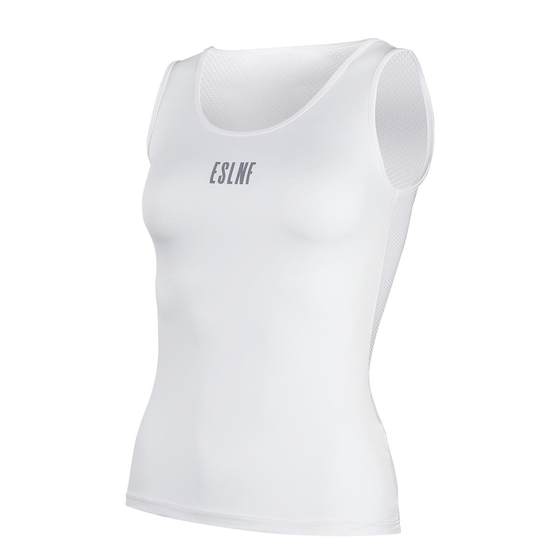 
ESLNF outdoor cycling sports sweat shirt for summer men and women's fitness clothes breathable ice-sensing thin quick-drying vest