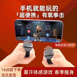 Weewaa Motion-Sensing Fitness Bracelet Fat-Burning Boxing Motion-Sensing Game 2026 Home Aerobic Exercise Fitness Black Technology