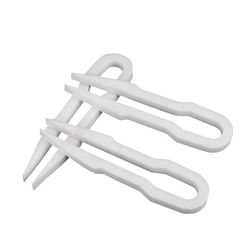 F4 polytetrafluoroethylene tweezers PTFE high temperature resistant acid and alkali laboratory tetrafluoroethylene tweezers 150mm100mm200mm
