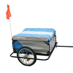Outdoor bicycle cargo cargo rear riding bicycle bucket long tractor trailer tool vehicle