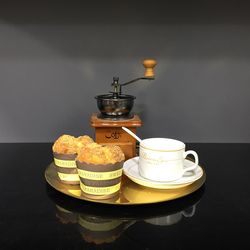 Model kitchen cabinet coffee bean coffee machine combination decoration decoration coffee bean storage jar bottle cup props