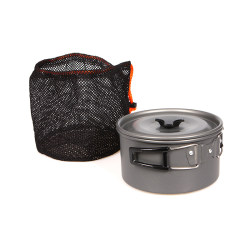 Outdoor Coat Pot Camping Single Pot Cooking Pot 2-3 people portable non-stick pot stew pot picnic utensils