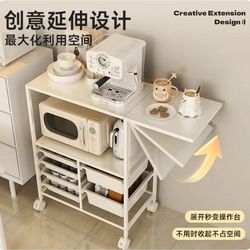 Sideboard 2024 New Movable Wall Shelf Newborn Milk Table Bedroom Bedside Bottle Storage Cabinet