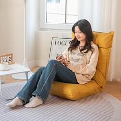 Tech Fabric Folding Lazy Sofa Tatami Chair Single Japanese-Style Bed Backrest Chair for Bay Window Bedroom Dormitory