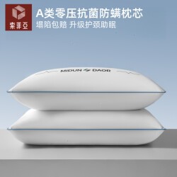 Sofia Pillow for Neck Protection and Sleep Aid, Single Piece for Student Dormitory, High-Quality Adult Home Use, One Pair