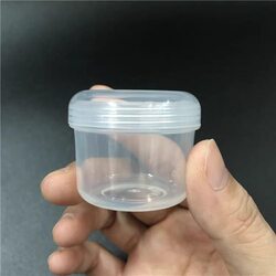 Small Medicine Box, Ultra-Mini Transparent Portable 30ml Round Medicine Bottle, Elderly Medicine Box, Health Care Product, Pill Packaging