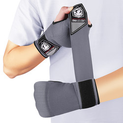 Gel boxing gloves half finger boxing gauntlets Sanda fight lazy fast hand wrap with bandage hand guard cloth Muay Thai men and women