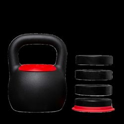 Zuxiang adjustable kettlebell men and women's fitness household large weight cast iron kettle dumbbell hip training tool