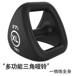 Ruiya Dumbbell Women's Fitness Home Multifunctional Subkettlebell Triangle Ring Cast Pure Iron Dormitory Equipment