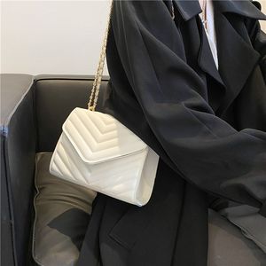 
Bags for women 2021 new simple design trendy internet celebrity fashion chain shoulder crossbody bag ins casual small square bag