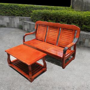 
Full solid wood sofa new Chinese style living room furniture small apartment office meeting tea chair sofa combination five-piece set