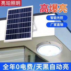 Solar ceiling lamp home living room balcony lamp modern simple eye protection bedroom study lighting led minimalist lamp