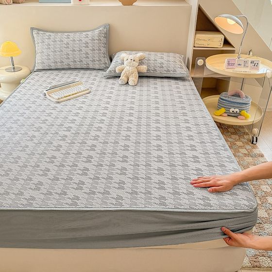 
Fitted bed style icedoudou mat, three pieces, custom-made, category A, maternal and infant grade, any size couch, U meter, extra height, machine washable