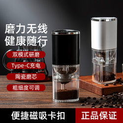 Electric Coffee Bean Grinder, Small Automatic Coffee Grinder for Home Use, Espresso Machine Style