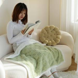 
Leg-covering blanket special for children portable student dormitory blanket thickened lazy blanket fleece blanket leisure