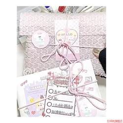 Bubble Wrap Bags, Small Card Holders, Heart-Shaped Instagram-Style Envelopes, Multi-Color Options, Anti-Drop Packaging Gift Bags