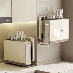 316 Stainless Steel Knife Holder Kitchen Knife Rack Storage Rack Multifunctional Cutting Board Rack Integrated Knife and Chopstick Holder Cutting Board