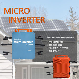 
1400W 110V/220V single-phase photovoltaic power generation grid-connected micro inverter