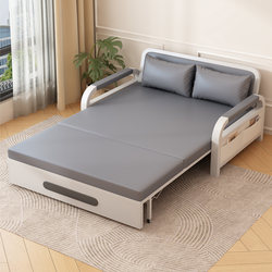 Folding Sofa Bed Dual-Purpose 2026 New Model Small Apartment Living Room Sofa Balcony Multi-Functional Trendy Retractable Single Bed