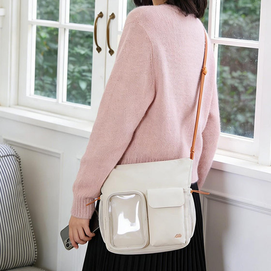 
Skechers shoulder crossbody bag 2026 new large capacity fashionable outdoor leisure lightweight travel bag envelope bag