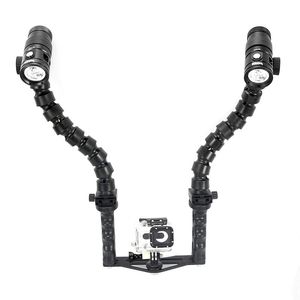 bubblescuba diving photography gopro special snake arm bracket tray set
