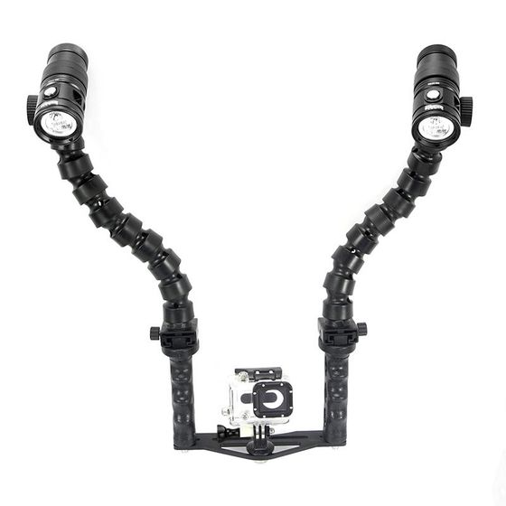 bubblescuba diving photography gopro special snake arm bracket tray set