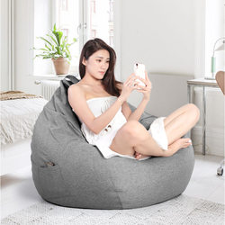 Lazy Sofa Bean Bag in Stock, Popular Export Item, Single Backrest Chair, Modern Tatami Bean Bag Chair