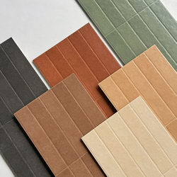 French-Style Vintage Ceramic Tiles for Bathroom, Kitchen, and Balcony, Full Ceramic Retro 300X600 Grid Tiles 600X1200