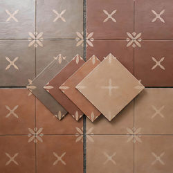 Vintage-Style Bathroom Tiles 400X400 Dark-Colored Kitchen Non-Slip French Retro Small Floral Tiles 300X300