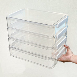 Transparent Multi-Layer Stacking Storage Box, Bead Organizing Box, Desktop Dust-Proof Document and File Storage Organizer, Household Use