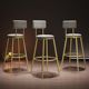 Household chair bar table chair leisure industry wind porch metal plus coffee shop high stool retro commercial hotel chair