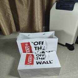 Vans Off Tote Bag Packaging Bag Boutique Bag Shopping Paper Bag Gift Bag