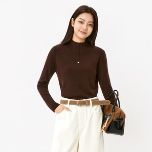 
Fayou 2026 Spring Versatile Casual Korean Style Women's Small Shirt Tops Bottoming Shirt Sweater Knitted Sweater Women
