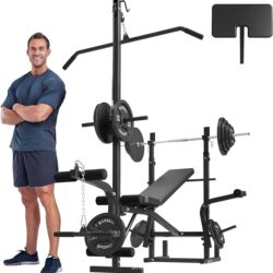 Fitness Equipment, Multi-Functional Weight Bench, Bench Press Rack, Barbell Bench, Squat Rack, Barbell Rack, Barbell Set, Home Fitness