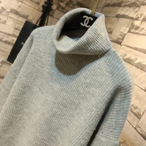 Autumn and winter Korean version lantern sleeves lazy style high neck sweater women's loose outer layer thick knit sweater pullover top