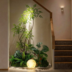 Artificial Green Plant Landscaping Combination Decoration Fake Plants Courtyard Window Display Interior Landscape Atmosphere Tree