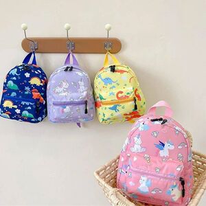Kids Schoolbag Cartoon Dinosaur Unicorn Pattern Children Bac