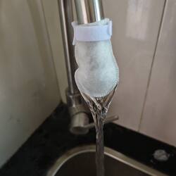 Splash-Proof Filter Bag for Faucets, Groundwater, Tap Water, Mountain Spring Water, Rust, Sediment, Impurities, Thickened, Universal Type, Ultra-Fine