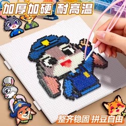 104 Large Pegboard for Bead Art, Easy to Count Beads, Special Board with Long 2.6mm Nails, Thickened, Heat-Resistant, Anti-Scalding