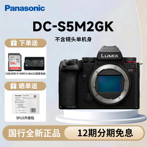 Panasonic S5M2/S5 second generation full-frame micro-single single-electric reflection-free digital camera phase focus