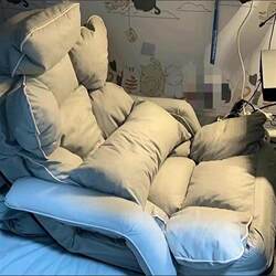 German Imported Lazy Sofa Tatami Small Single Folding Dormitory Backrest Bed Nursing Chair