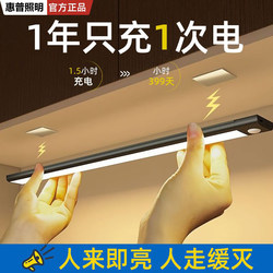 Hp Lighting Cabinet Motion Sensor Light Rechargeable Led Strip Wireless Self-Adhesive Magnetic Entryway Light Strip