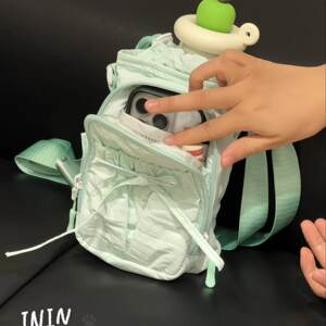 
New shoulder bag outdoor lightweight water bottle bag end crossbody bag mobile phone bag thermal insulation women's shoulder bag