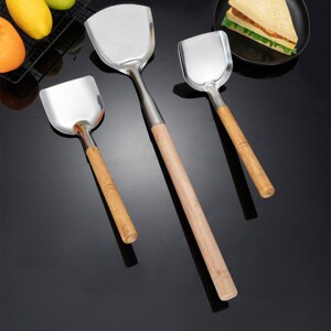 
Stainless steel spatula for household cooking, thickened spatula, frying spoon, kitchen spatula, sewing DIY materials, tools and finished products
