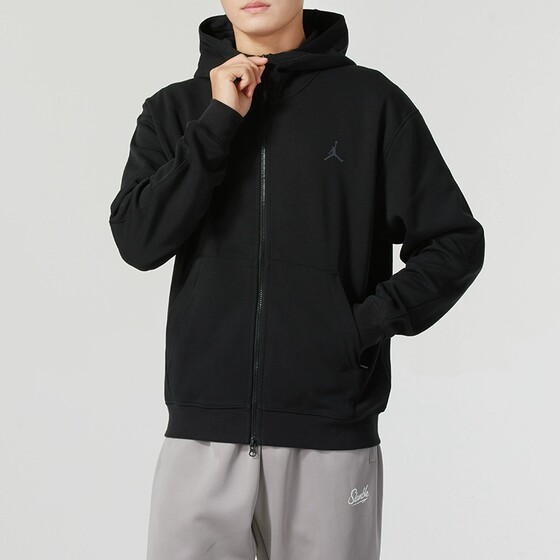 
Nike 2025 new men's comfortable cotton knitted spring and autumn hooded casual sports coat jacket FV8603