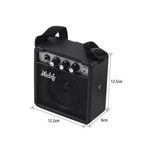 
Cross-border 5W electric guitar electric bass speaker 5W mini portable musical instrument audio acoustic guitar speaker