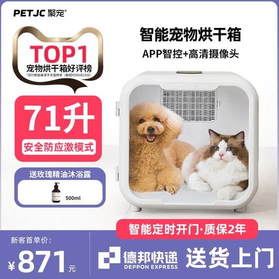 JuChong pet automatic water blower smart APP drying equipment for home use 7-year warranty
