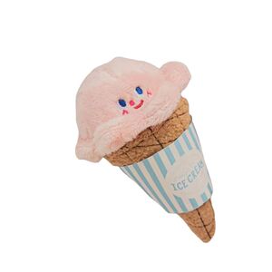 
Pet dogs and cats sniffing food and making sounds hide food ice cream toys looking for food toys and sound paper interactively to relieve boredom plush teddy dog